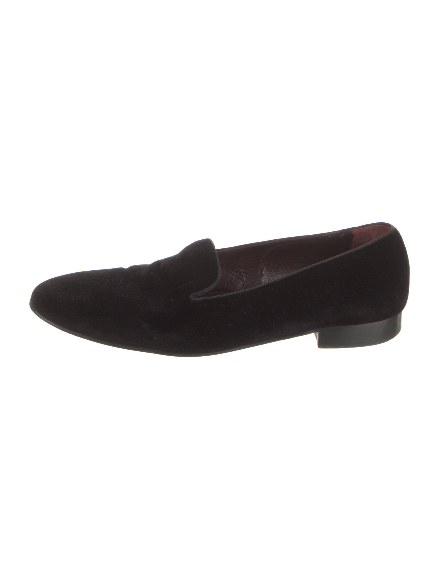Ralph Lauren Purple Label Velvet Loafers