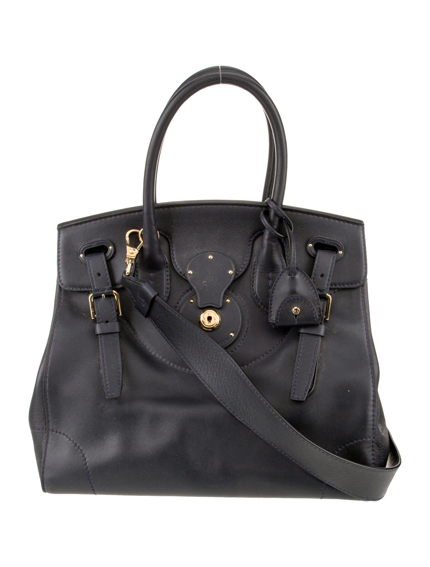 Ralph Lauren Leather Top Handle Bag