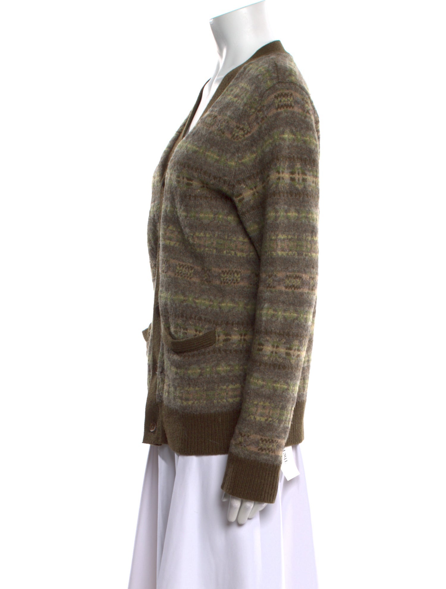 Ralph Ralph Lauren Striped V-Neck Sweater