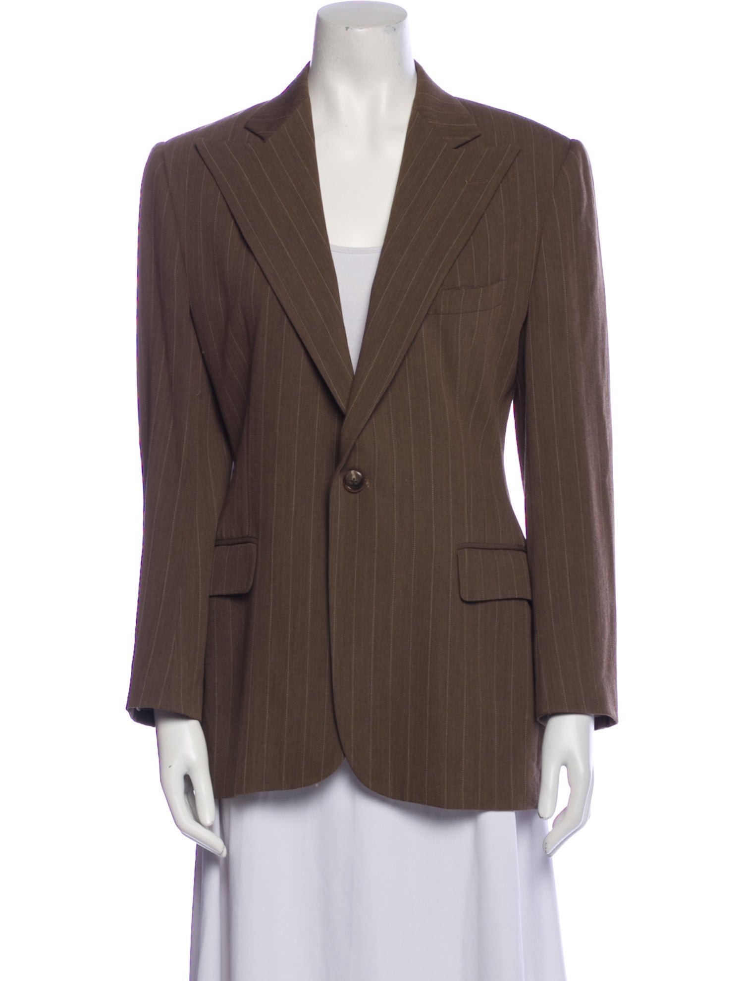 Ralph Lauren Wool Striped Blazer
