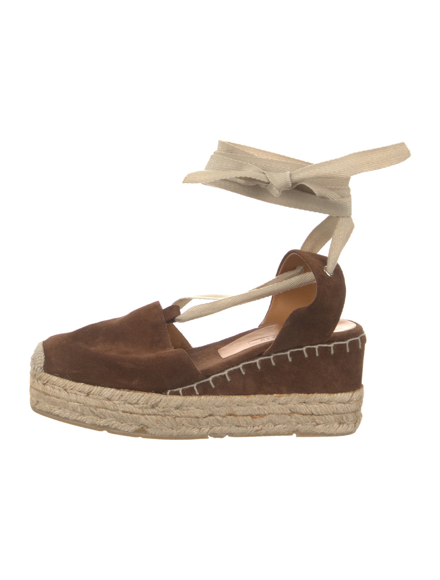 Ralph Lauren Suede Printed Espadrilles