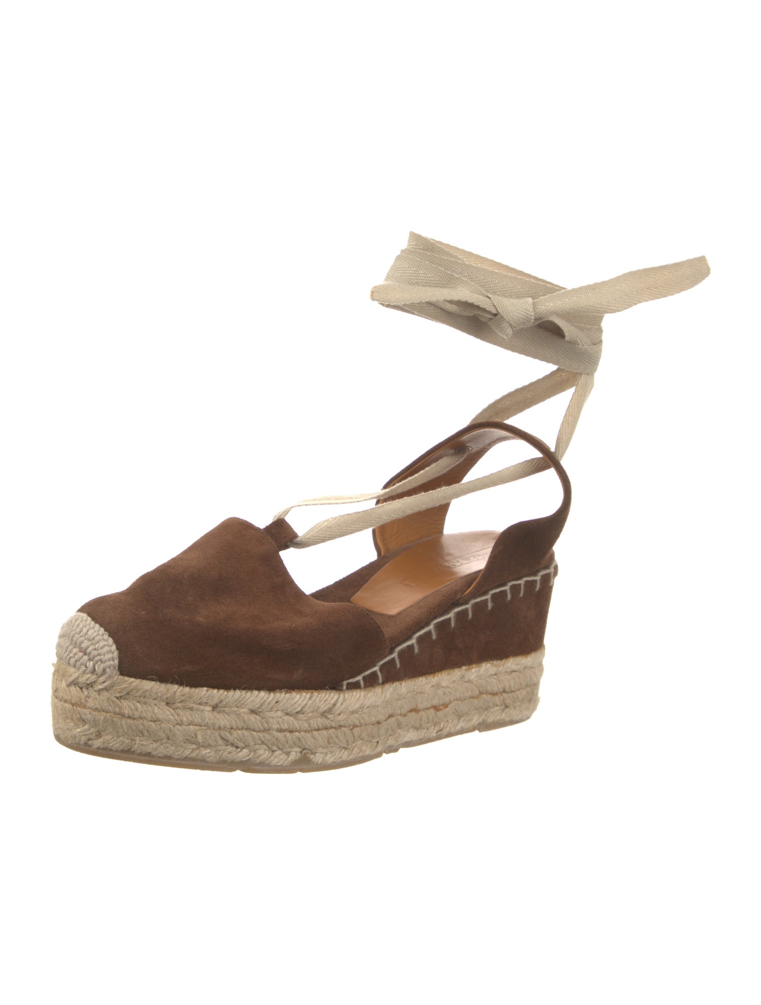 Ralph Lauren Suede Printed Espadrilles