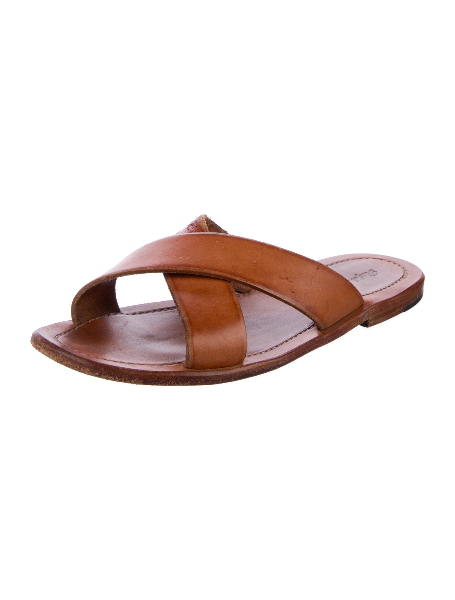 Ralph Lauren Purple Label Leather Slides