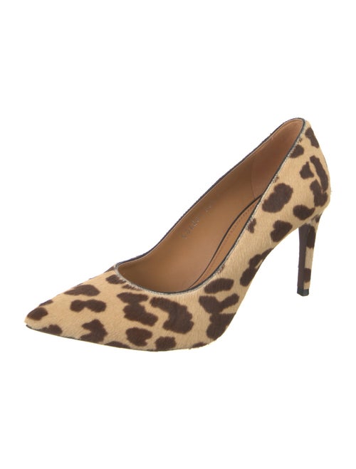 Ralph Lauren Ponyhair Animal Print Pumps