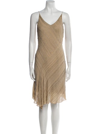 Ralph Lauren Silk Midi Length Dress