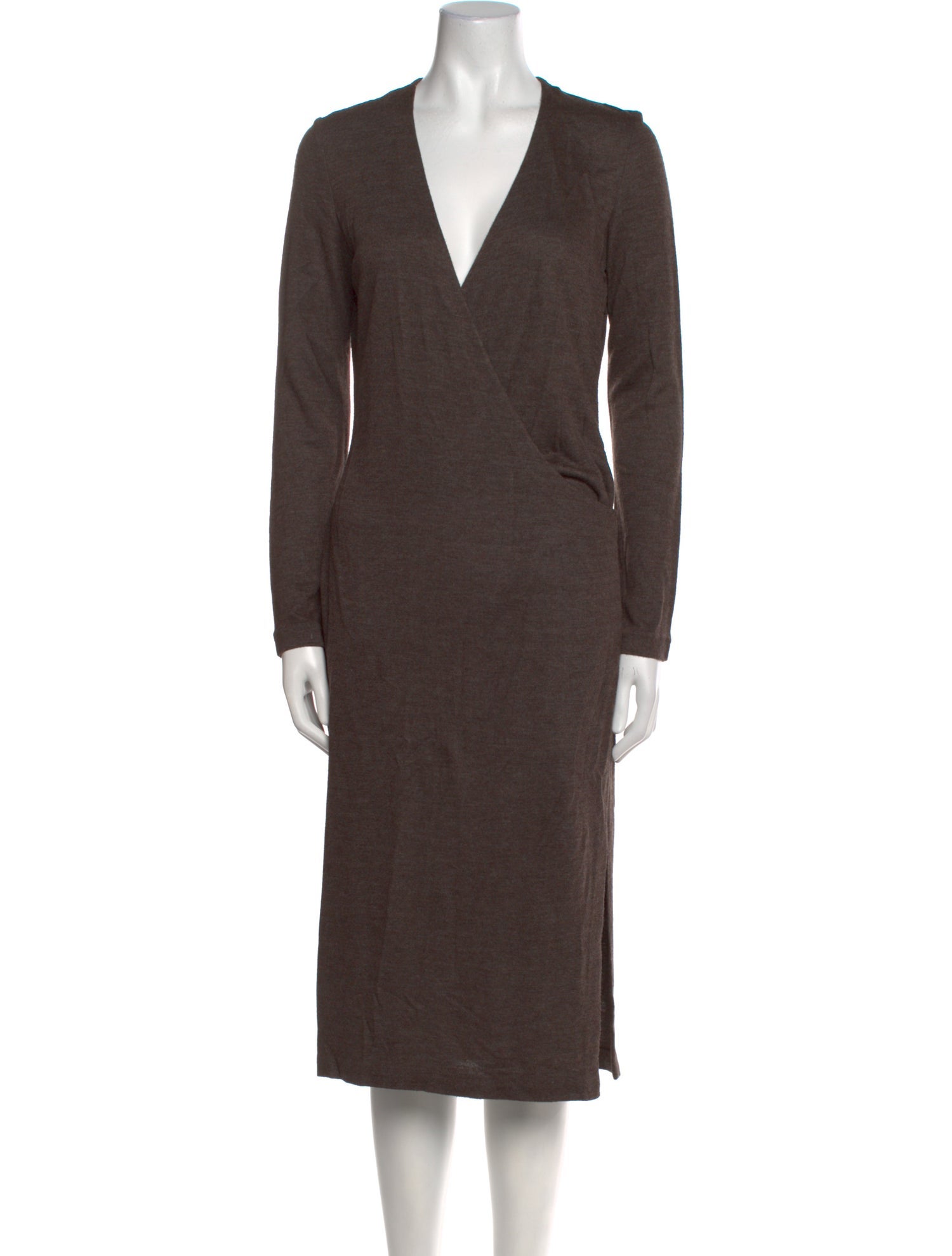 Ralph Lauren V-Neck Midi Length Dress