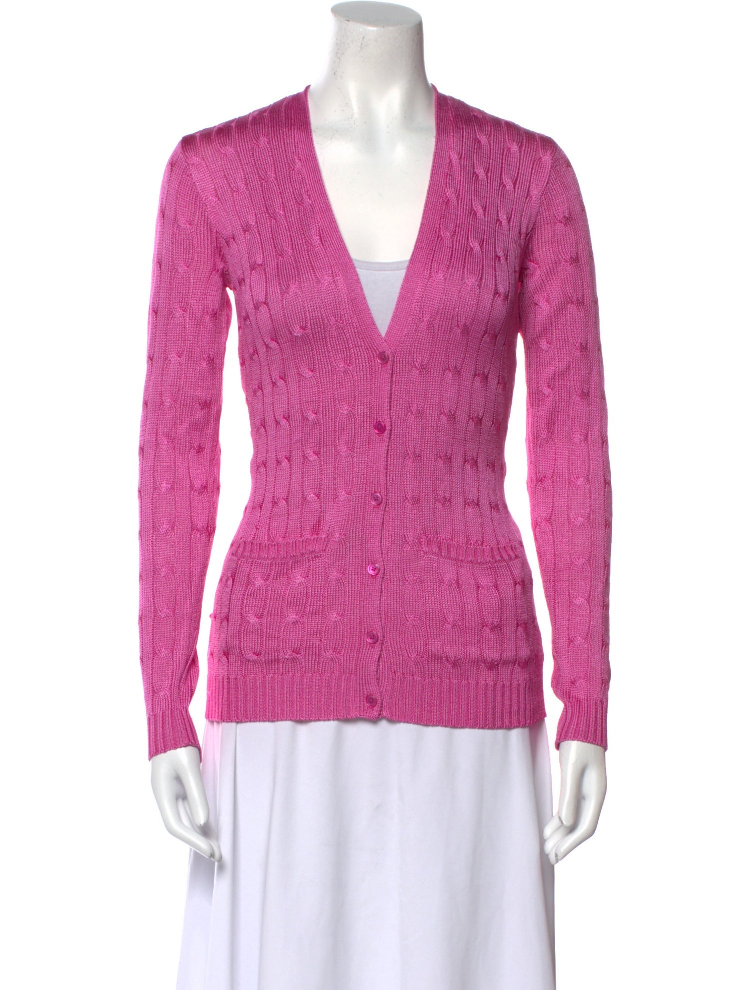 Ralph Lauren Silk V-Neck Sweater w/ Tags