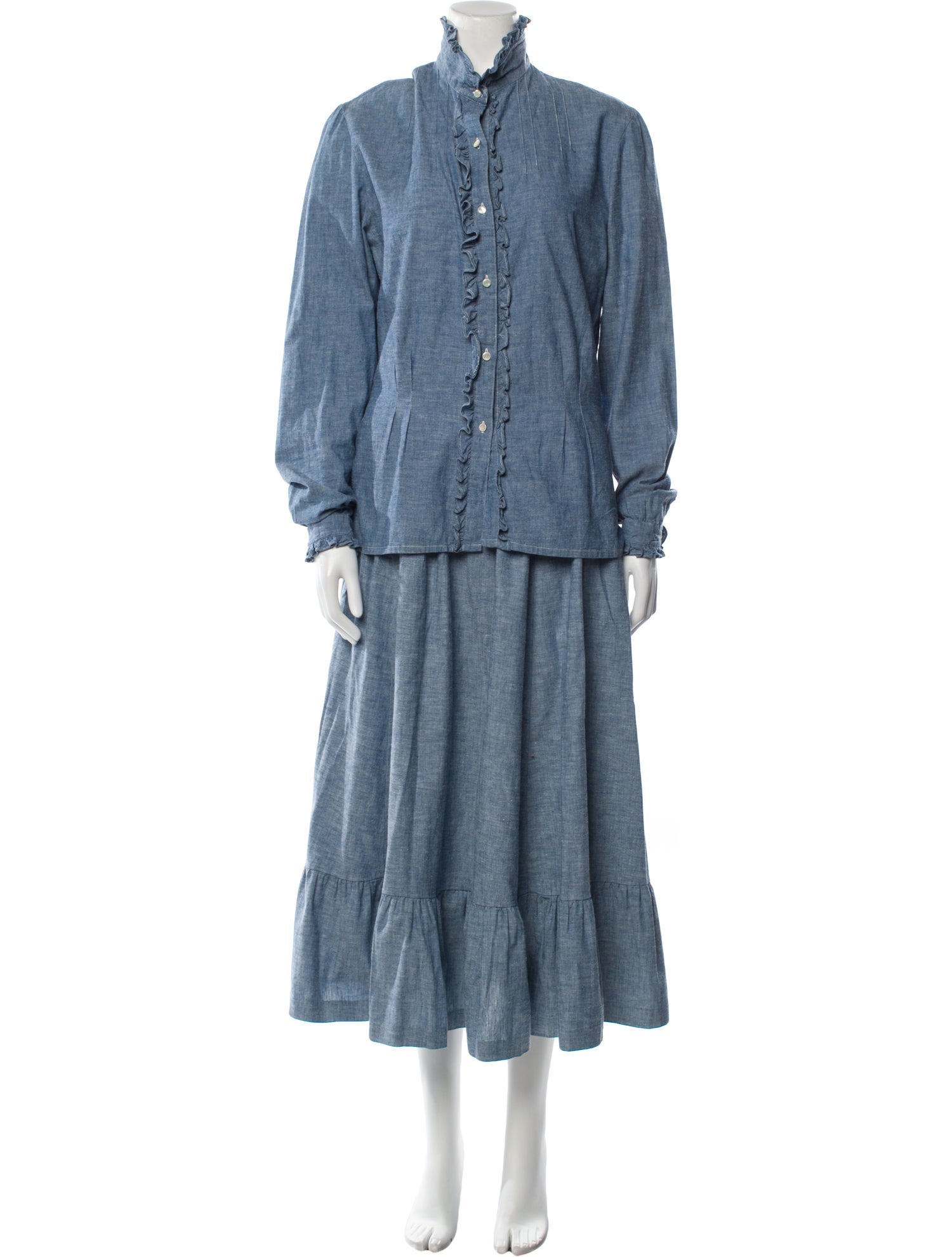 Ralph Lauren Ruffle Embellishment Skirt Set