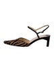 Ralph Lauren Ponyhair Animal Print Slingback Pumps
