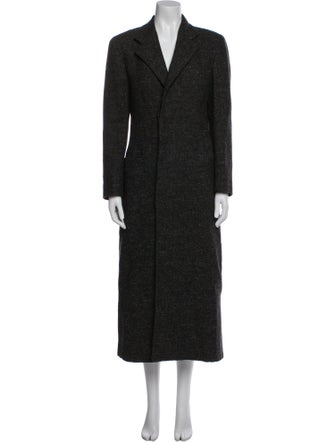 Ralph Lauren Virgin Wool Tweed Pattern Coat