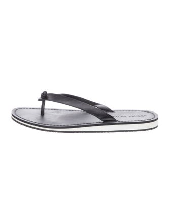 Ralph Lauren Leather Flip Flops