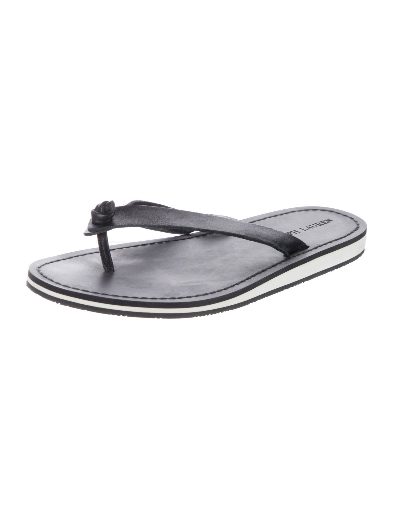Ralph Lauren Leather Flip Flops
