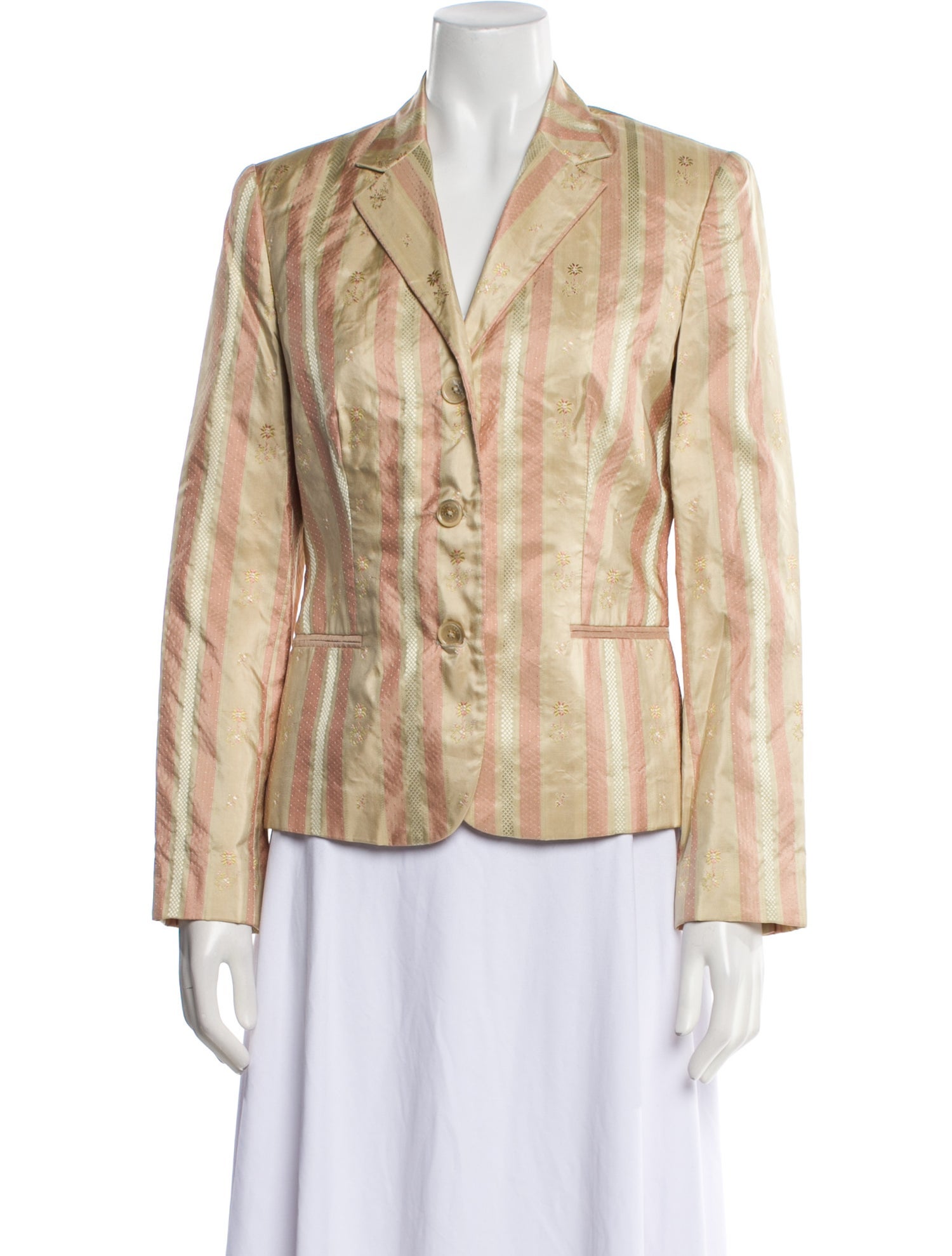 Lauren Ralph Lauren Silk Printed Blazer