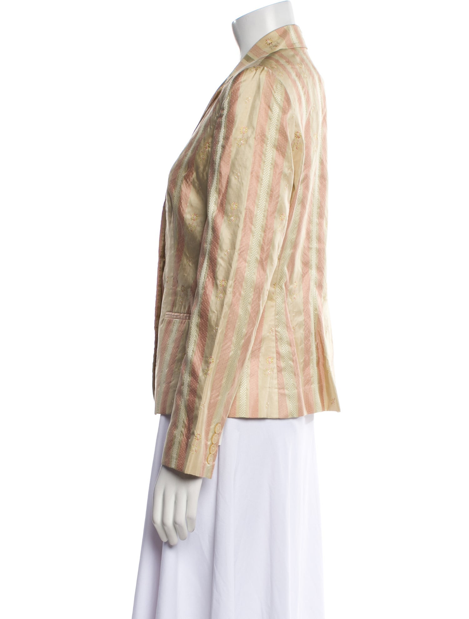 Lauren Ralph Lauren Silk Printed Blazer