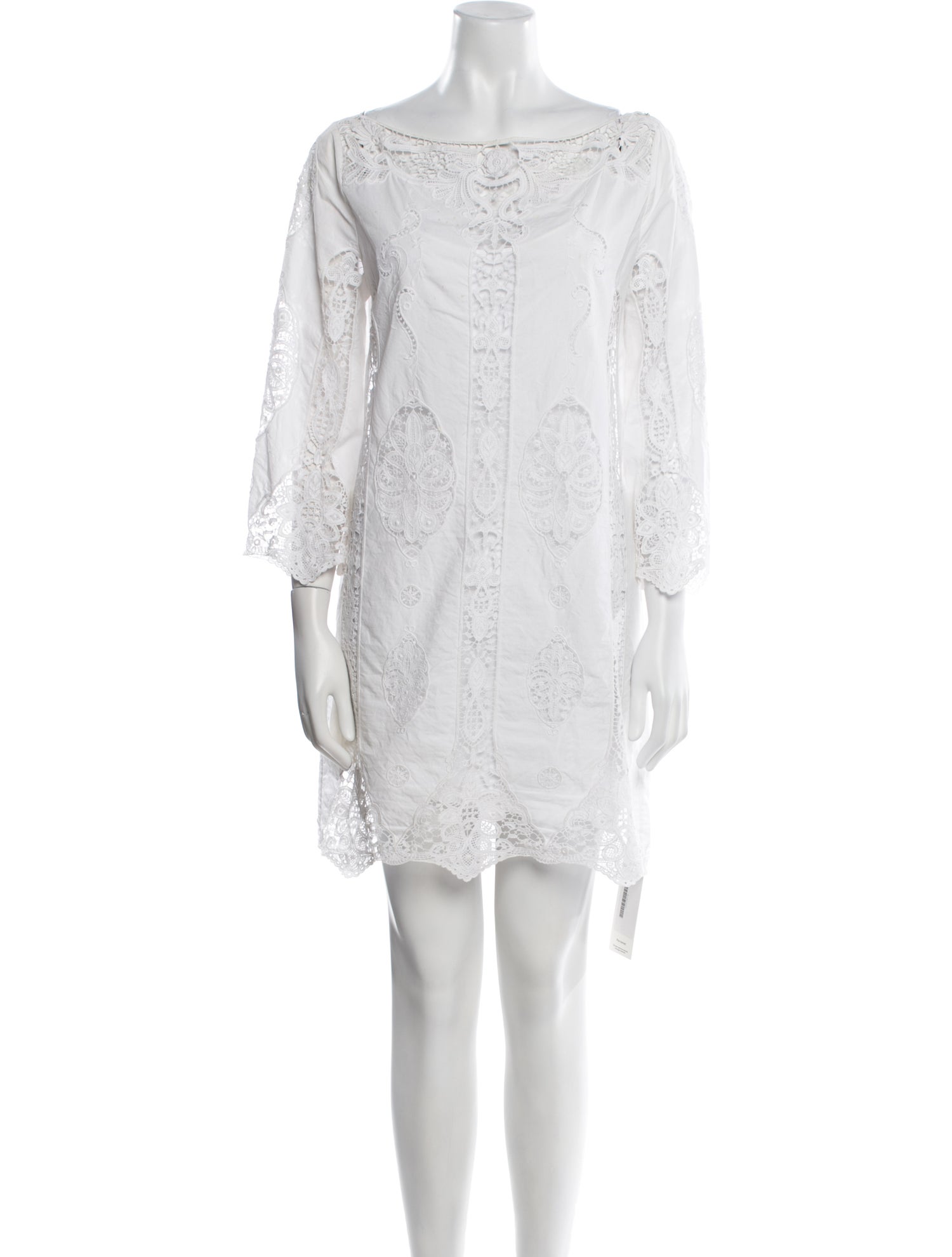 Ralph Lauren Bateau Neckline Mini Dress