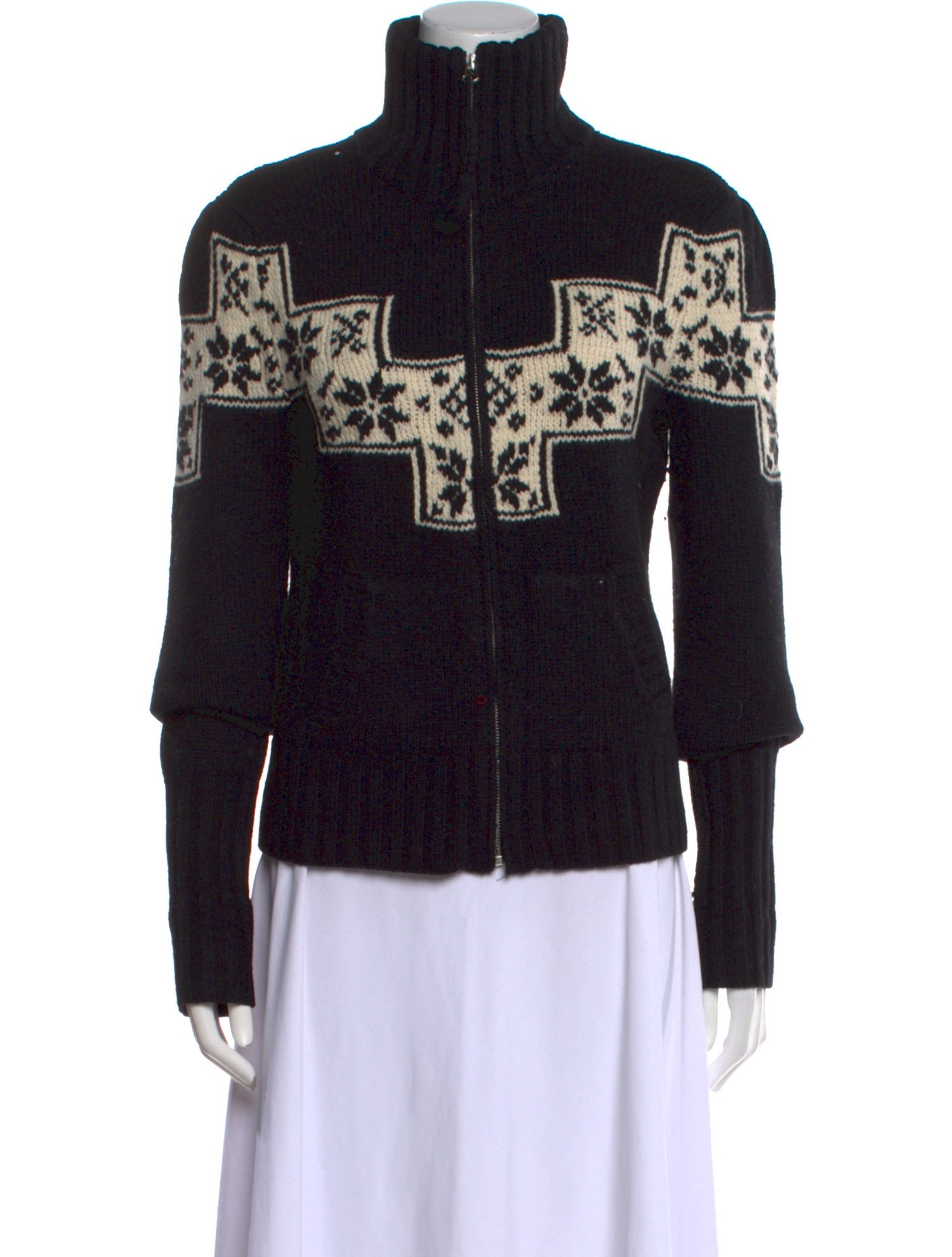 Ralph Lauren Lambswool Graphic Print Sweater