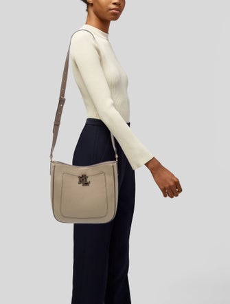 Ralph Lauren Leather Messenger Bag