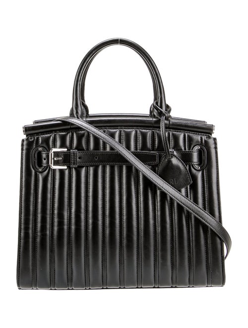 Ralph Lauren Leather Top Handle Bag