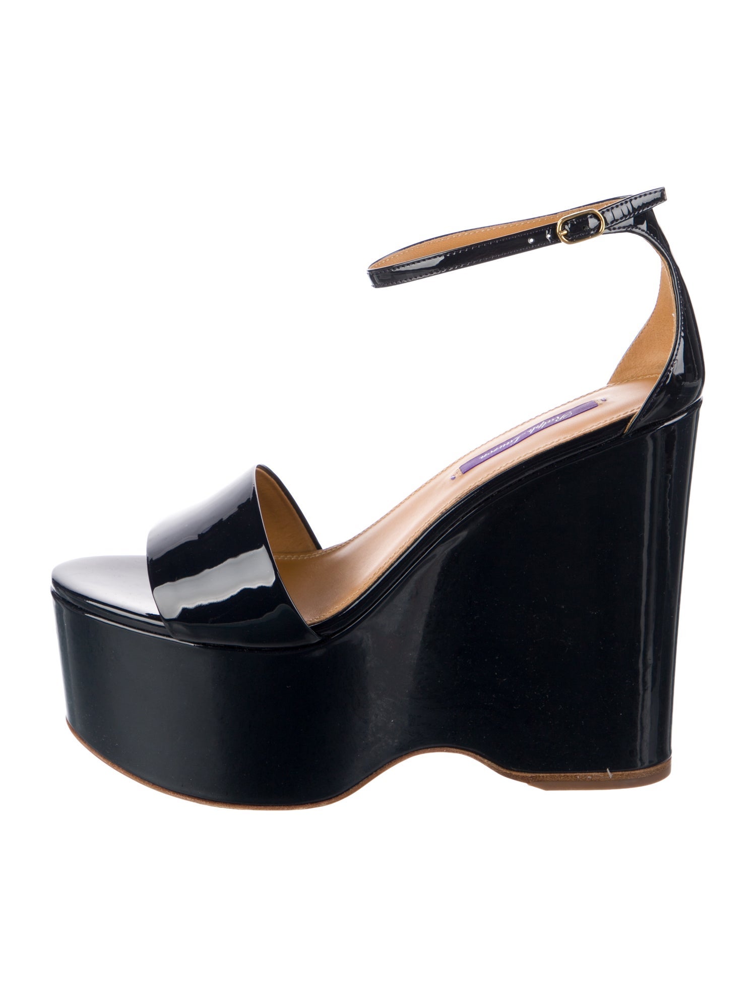 Ralph Lauren Purple Label Patent Leather Sandals