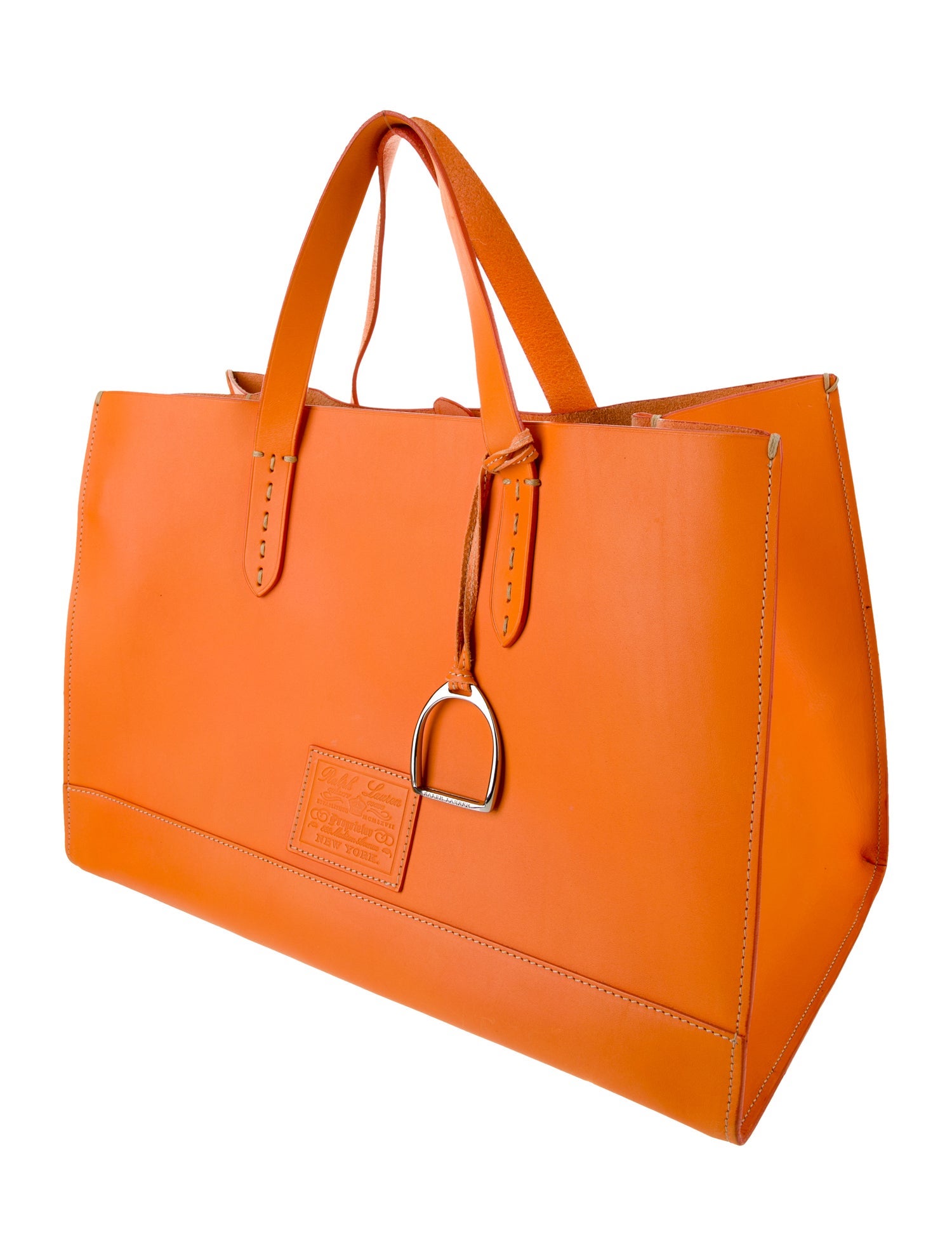 Ralph Lauren Leather Top Handle Bag