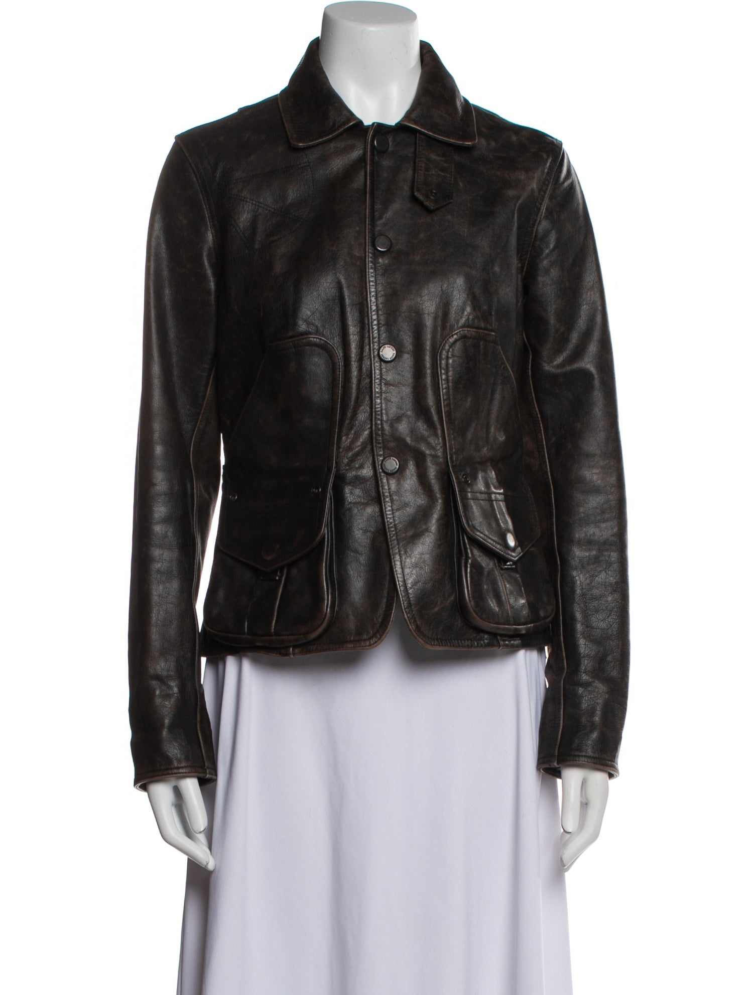 Ralph Lauren Leather Biker Jacket
