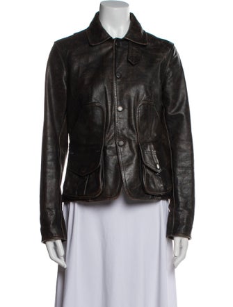 Ralph Lauren Leather Biker Jacket