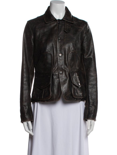 Ralph Lauren Leather Biker Jacket