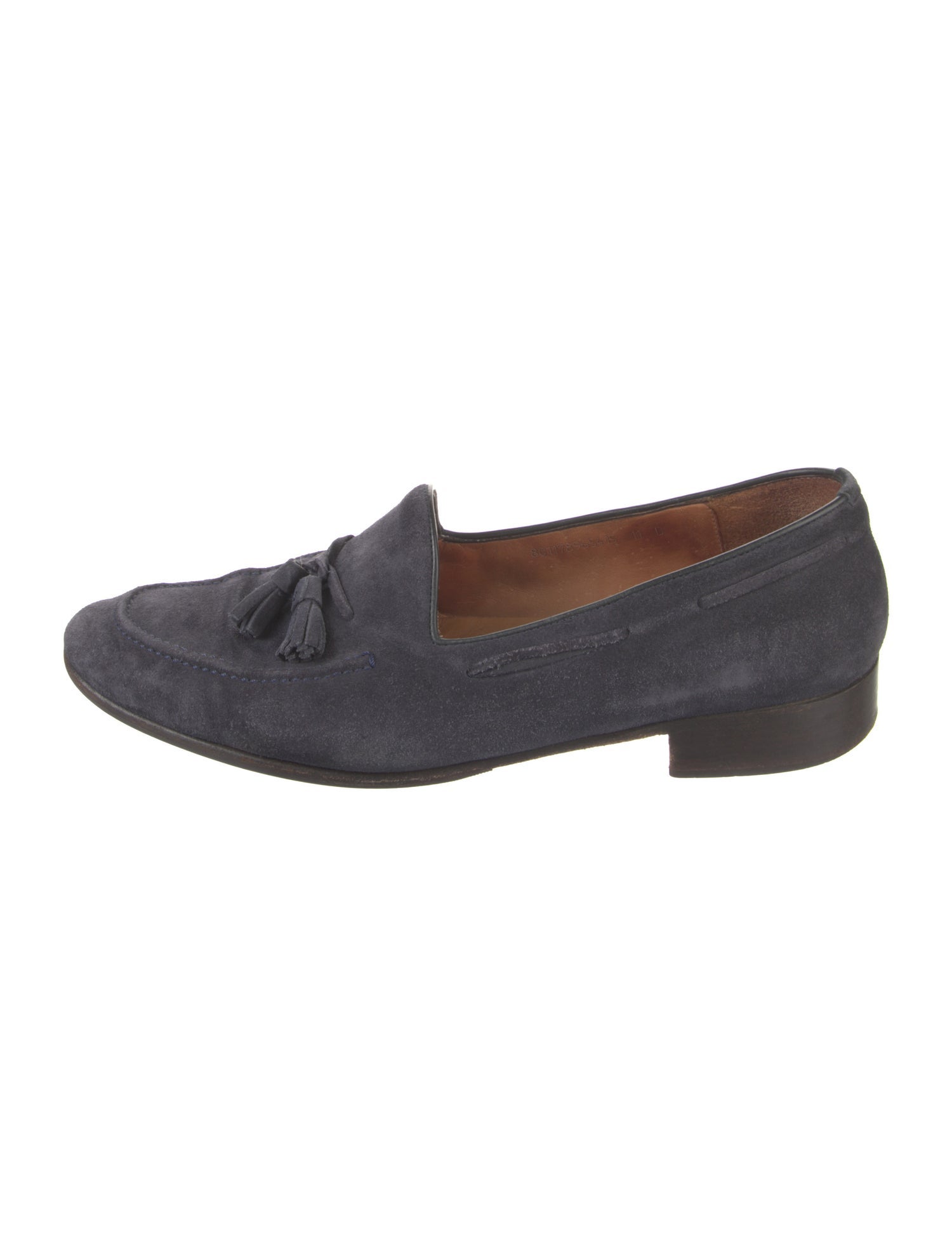 Ralph Lauren Suede Tassel Accents Dress Loafers