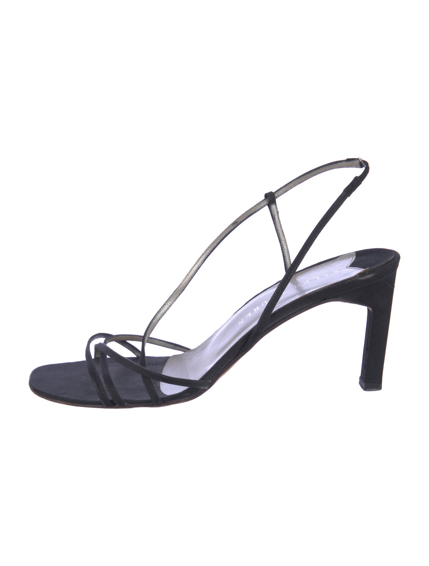 Ralph Lauren Satin Slingback Sandals