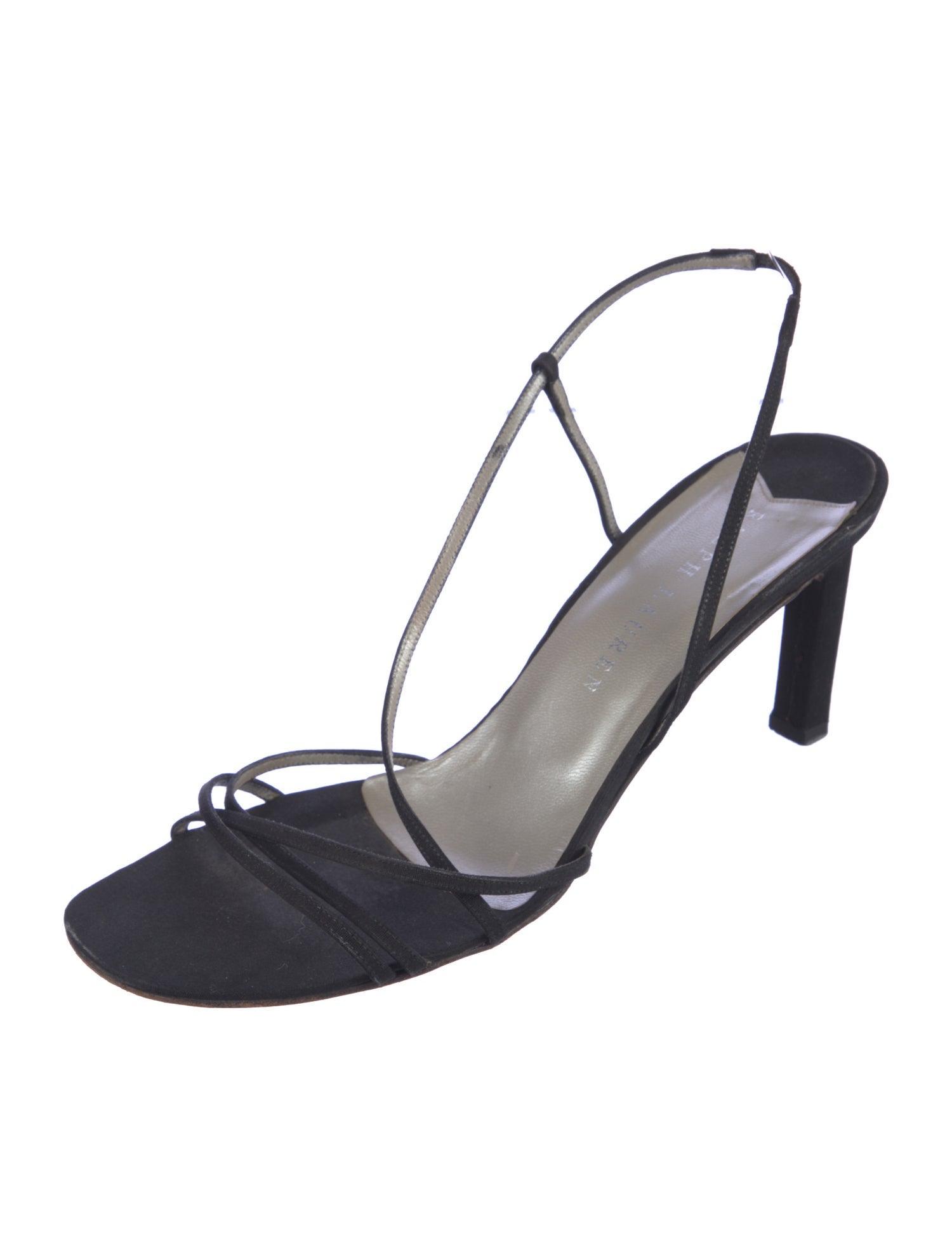 Ralph Lauren Satin Slingback Sandals