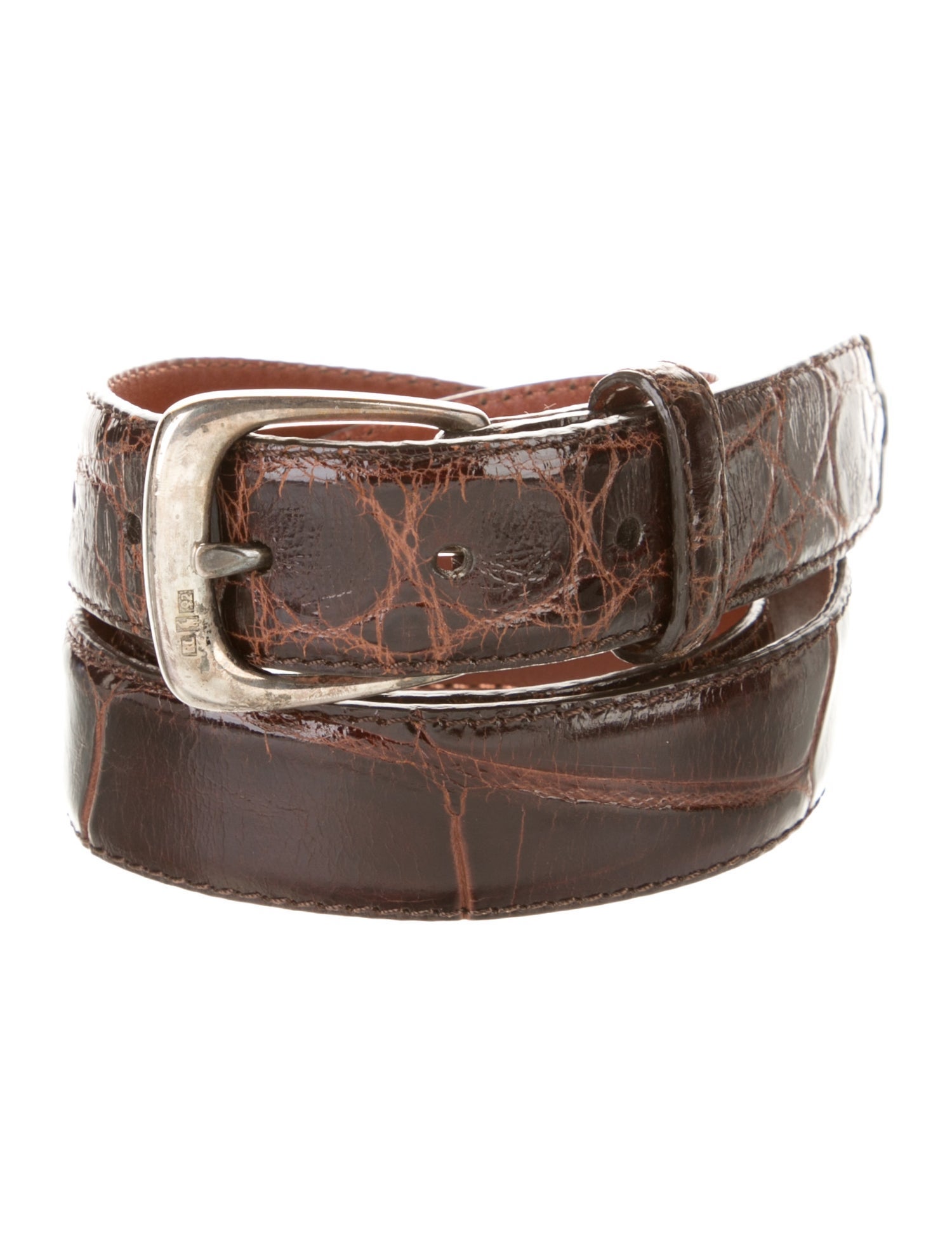 Ralph Lauren Skinny Alligator Belt