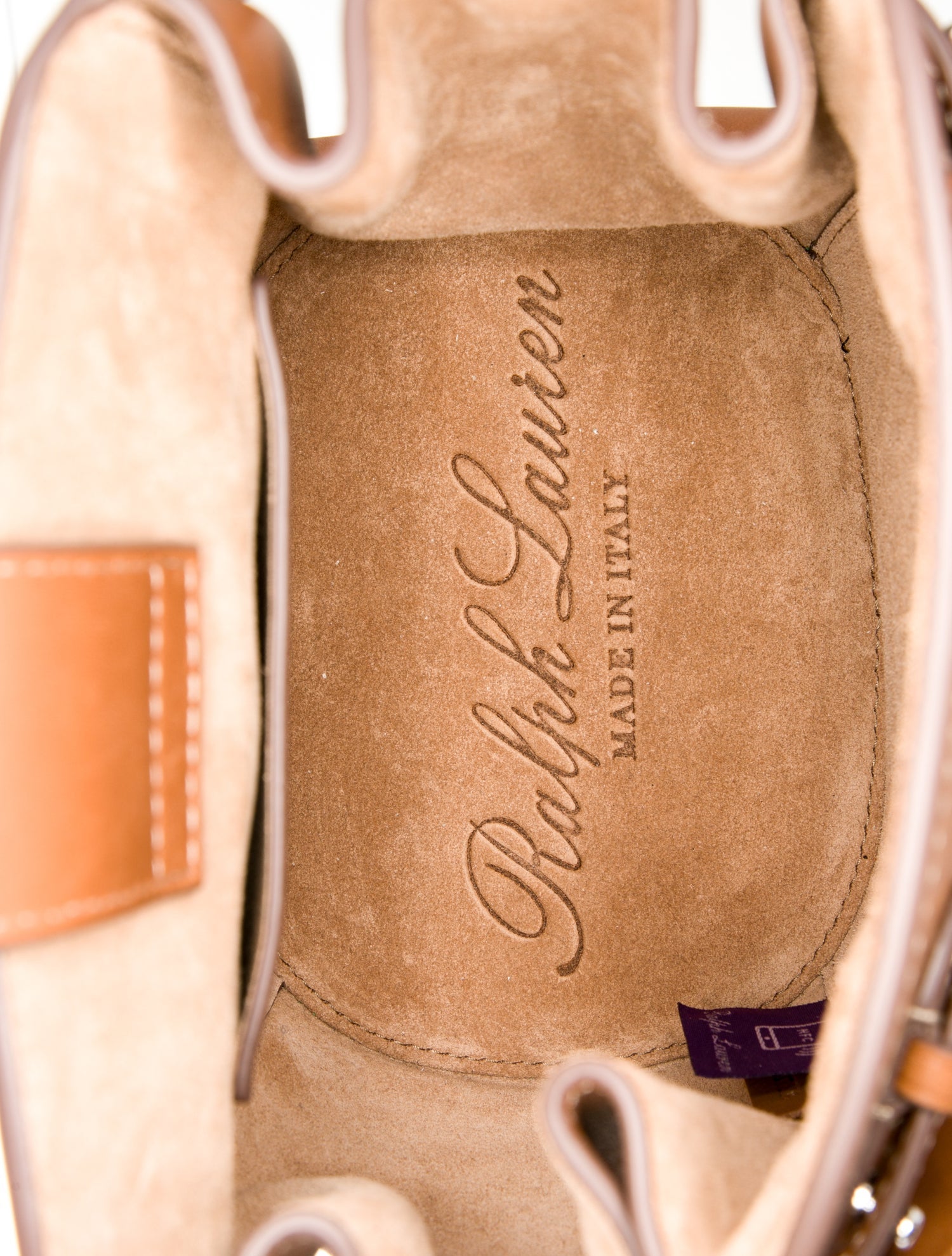 Ralph Lauren Leather Bucket Bag