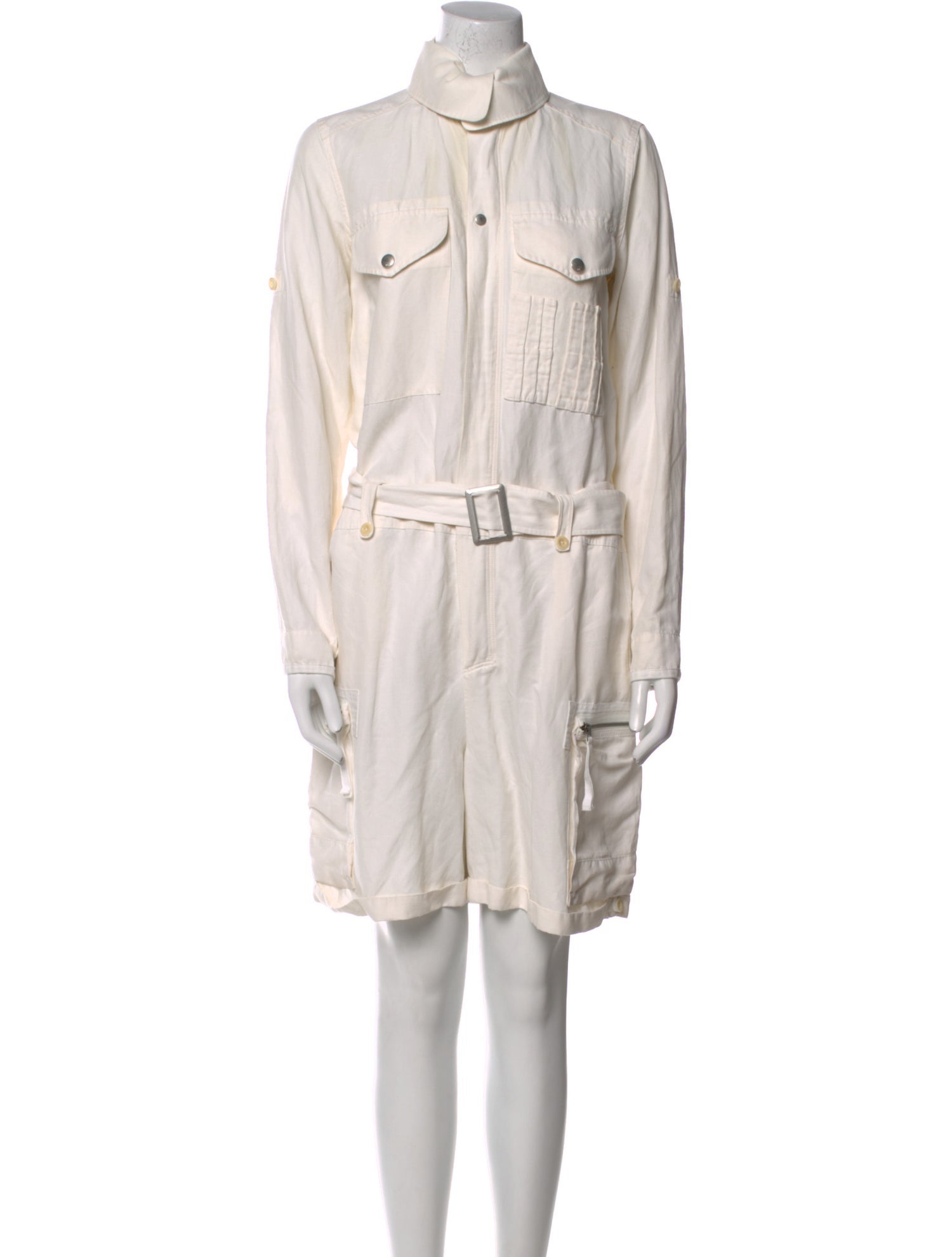 Ralph Lauren Linen Turtleneck Romper