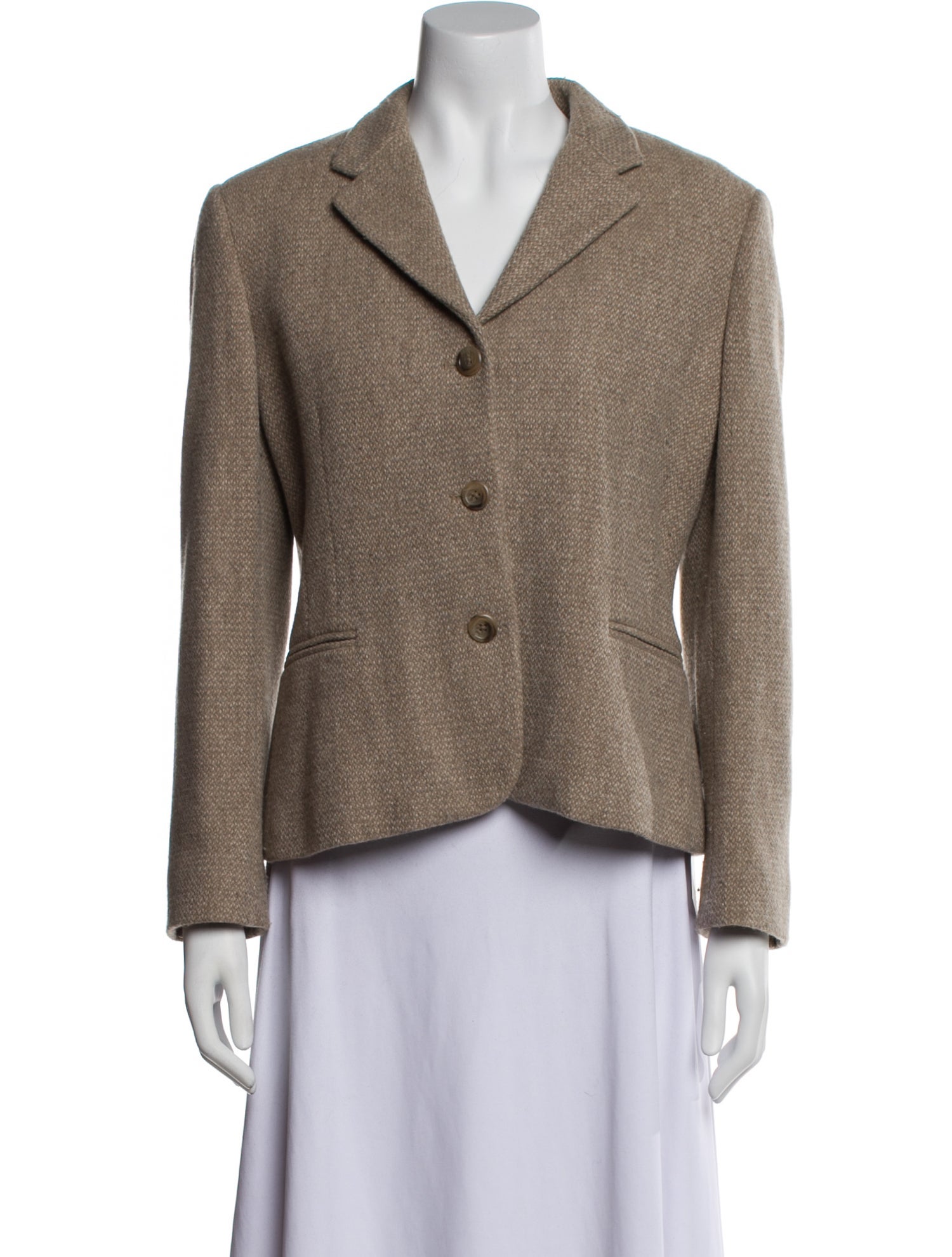 Ralph Lauren Wool Tweed Pattern Blazer