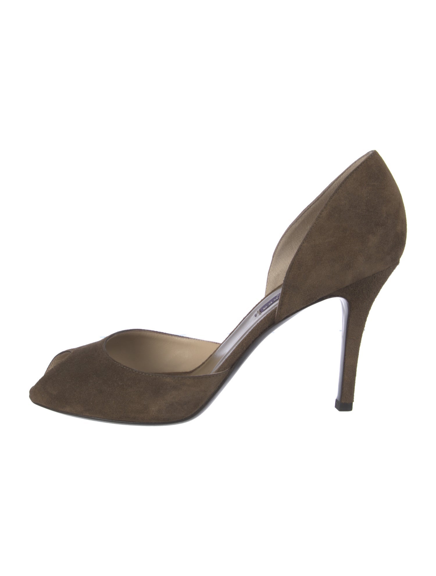 Ralph Lauren Suede D'Orsay Pumps