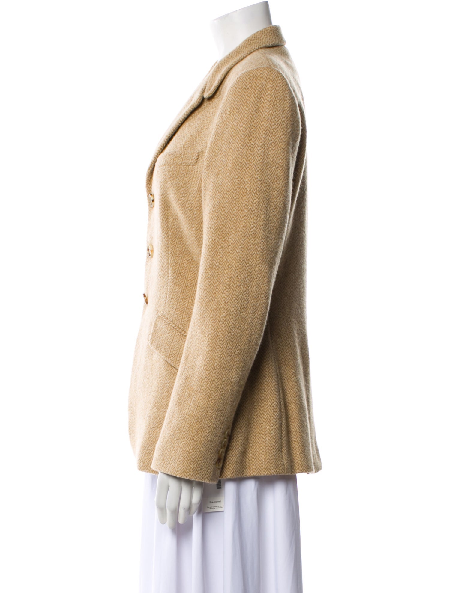 Ralph Lauren Merino Wool Printed Blazer