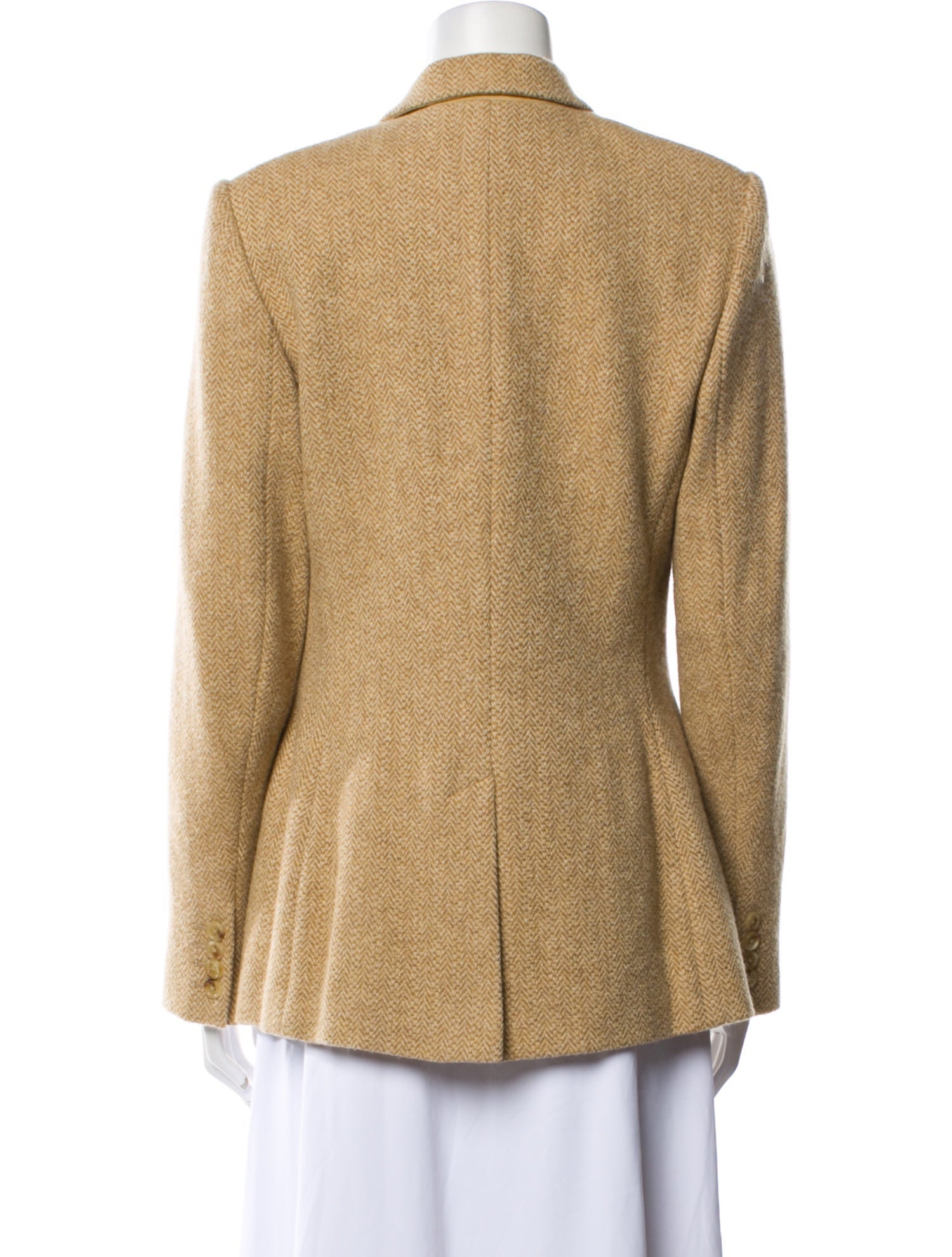 Ralph Lauren Merino Wool Printed Blazer