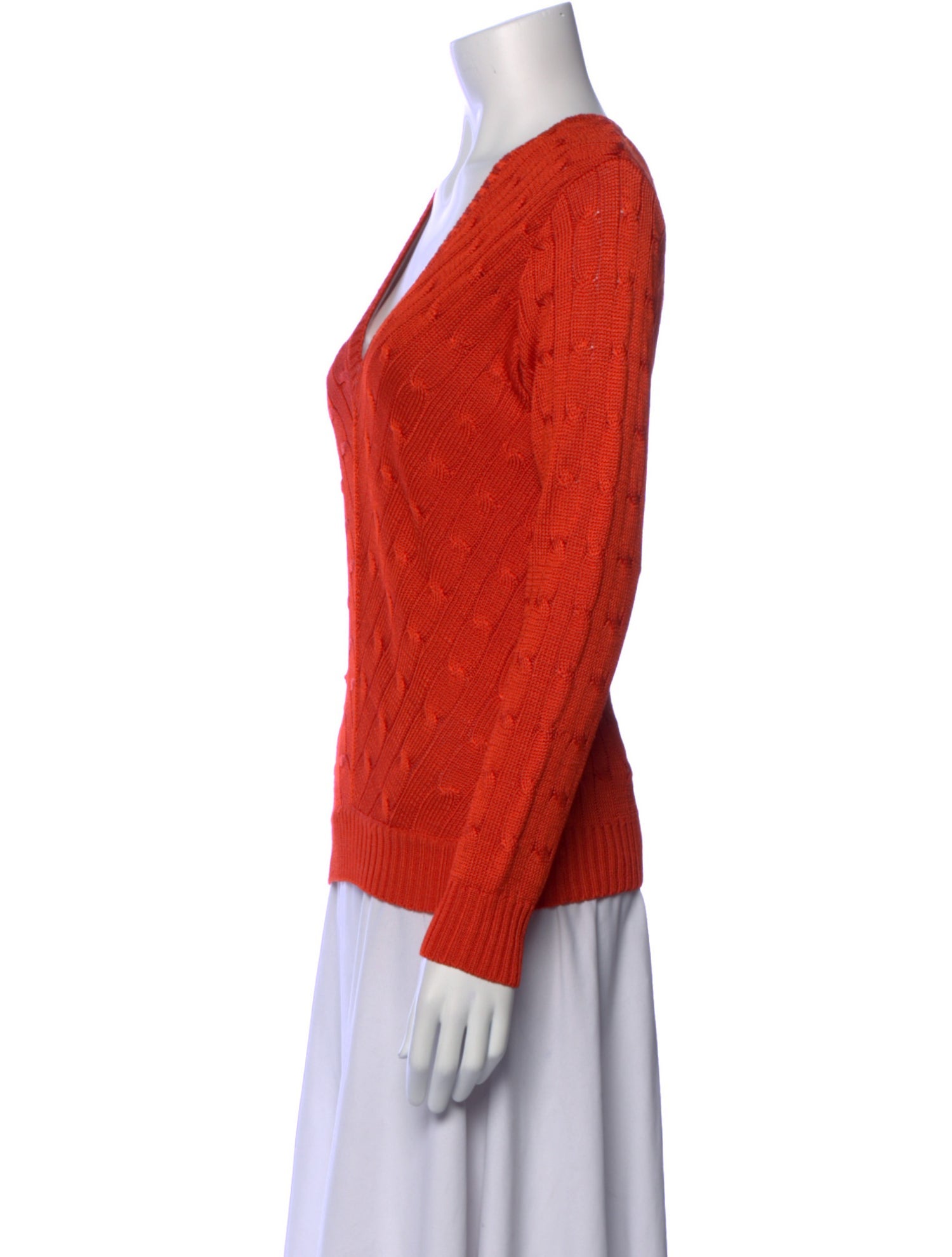 Ralph Lauren Silk V-Neck Sweater