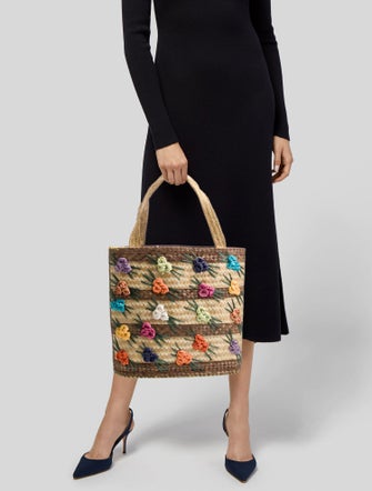 Ralph Lauren Raffia Tote