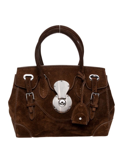 Ralph Lauren Suede Top Handle Bag