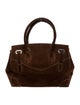 Ralph Lauren Suede Top Handle Bag