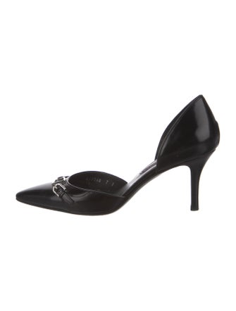 Ralph Lauren Leather D'Orsay Pumps