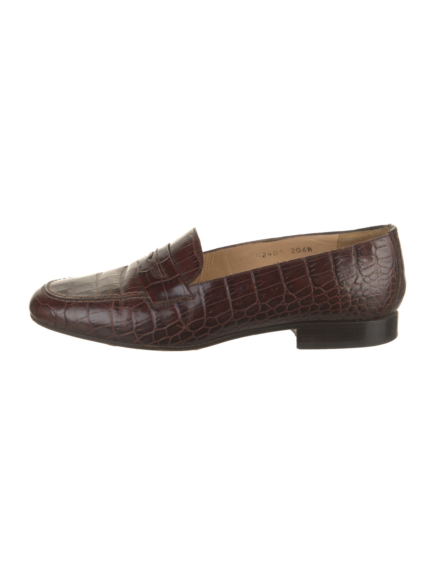 Ralph Lauren Leather Animal Print Loafers