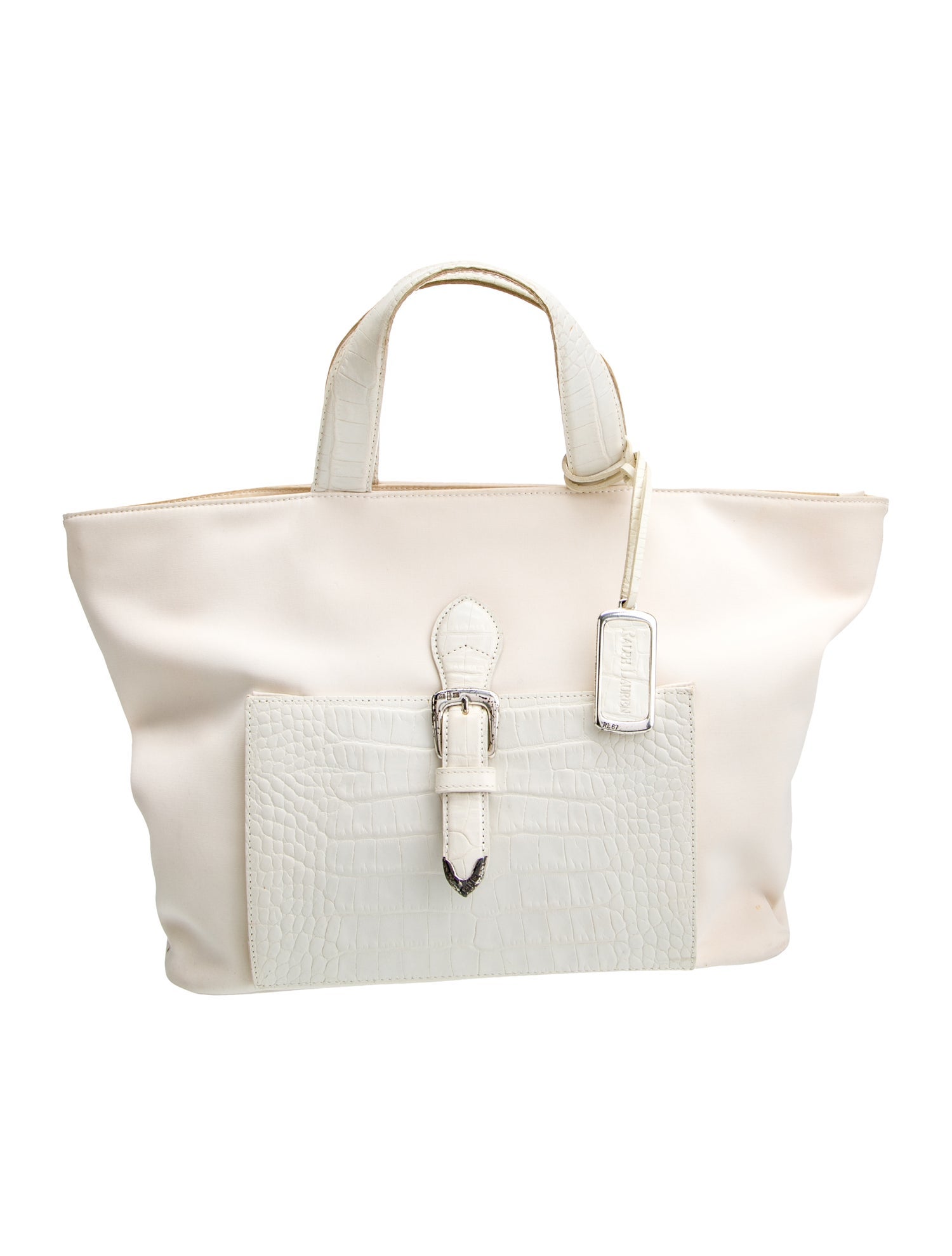 Ralph Lauren Leather Top Handle Bag