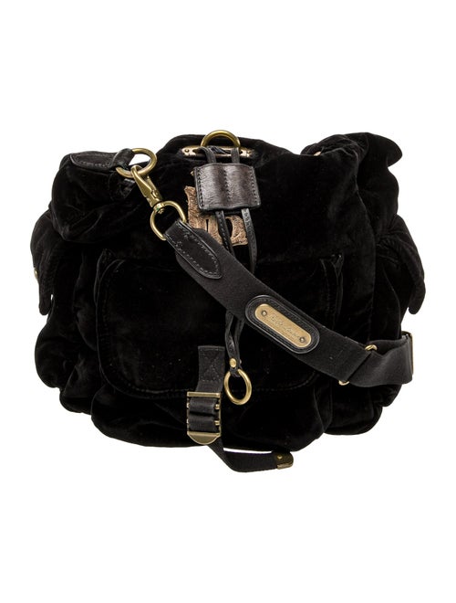 Ralph Lauren Velvet Messenger Bag