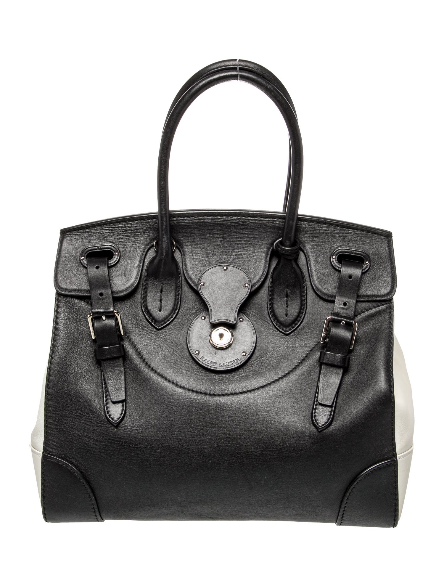 Ralph Lauren Leather Top Handle Bag