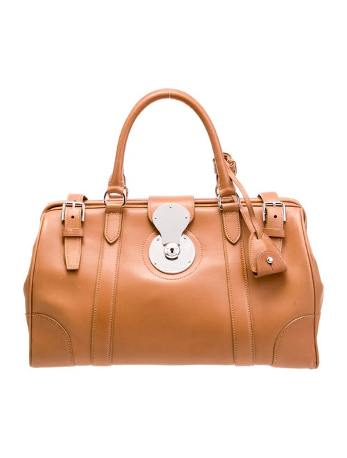 Ralph Lauren Collection Leather Top Handle Bag