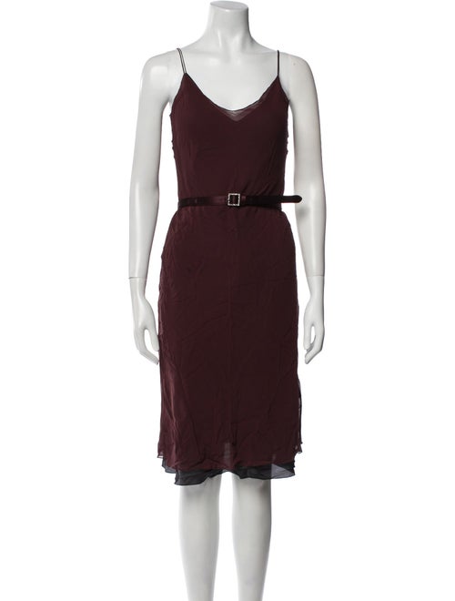 Ralph Lauren Silk Knee-Length Dress