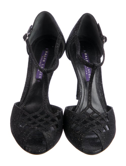 Ralph Lauren Glitter Glitter Accents T-Strap Pumps