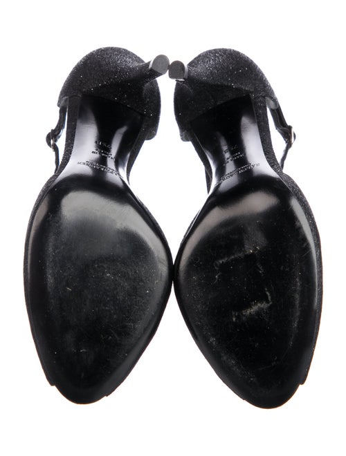 Ralph Lauren Glitter Glitter Accents T-Strap Pumps